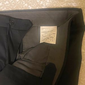 Ermenegildo Zegna wool black dress pants